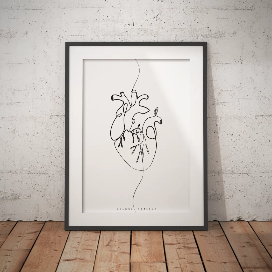 Heart Anatomy Minimalist