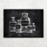Pharmacy Bottle Poster - Chalkboard