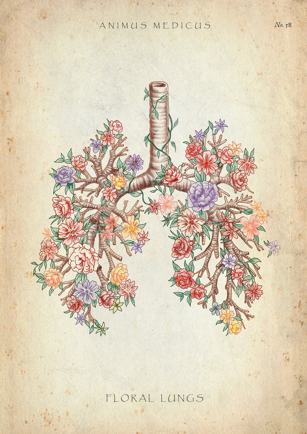 Lung with flowers