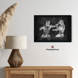 Boxer Anatomy Poster - Chalkboard
