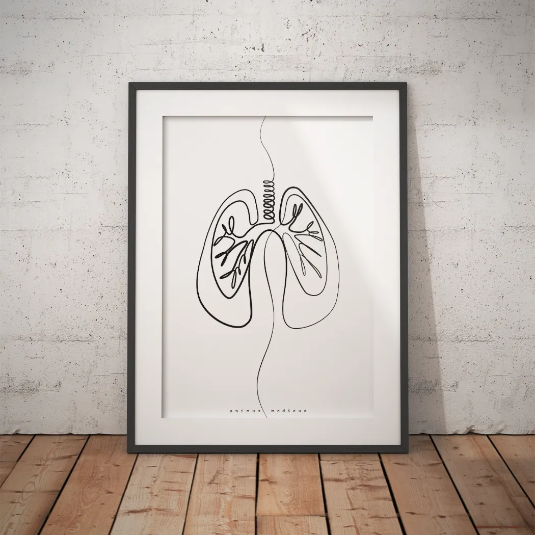 Lung Anatomy Minimalist