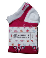 Uterus Anatomie Sneaker Socken - Animus Medicus GmbH